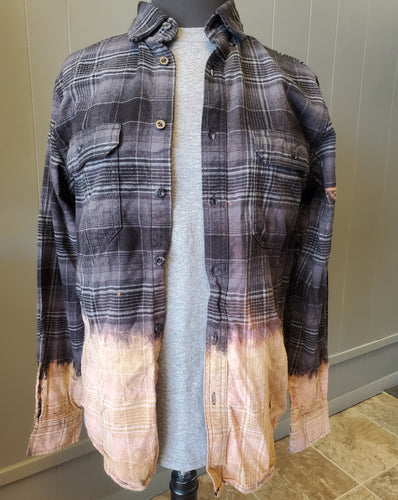 Louis Vuitton SS17 Bleached Flannel Shirt - Ākaibu Store