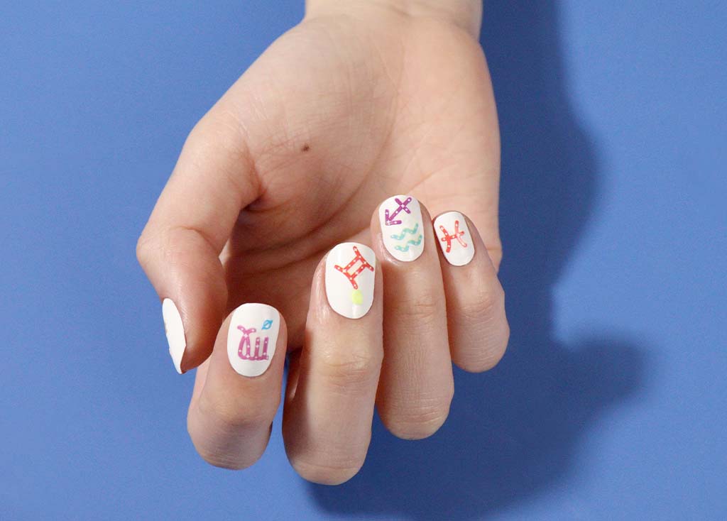 1. Cancer Zodiac Nail Art Designs - wide 10