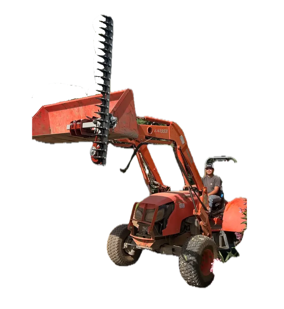 Agrishield Bucket Clamp Trimmer | Sickle Bar Cutter For Tractors