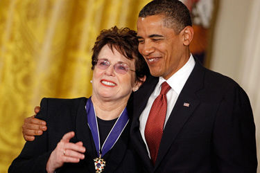 Billie Jean and Barak Obama