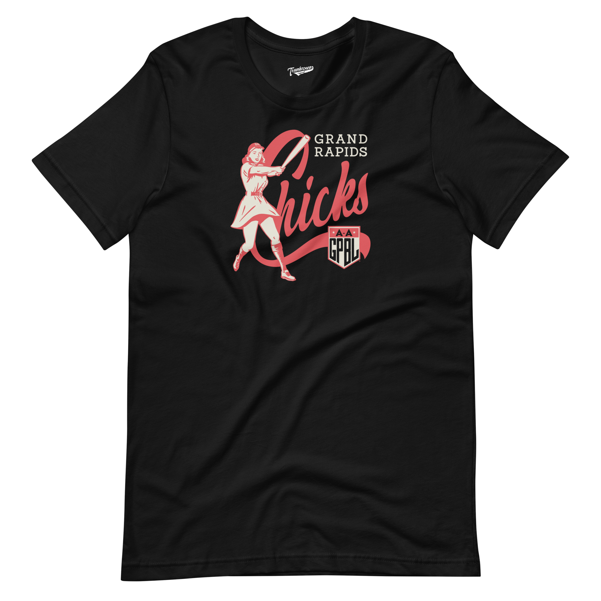 AAGPBL Grand Rapids Chicks T-Shirt | Unisex | Teambrown Apparel