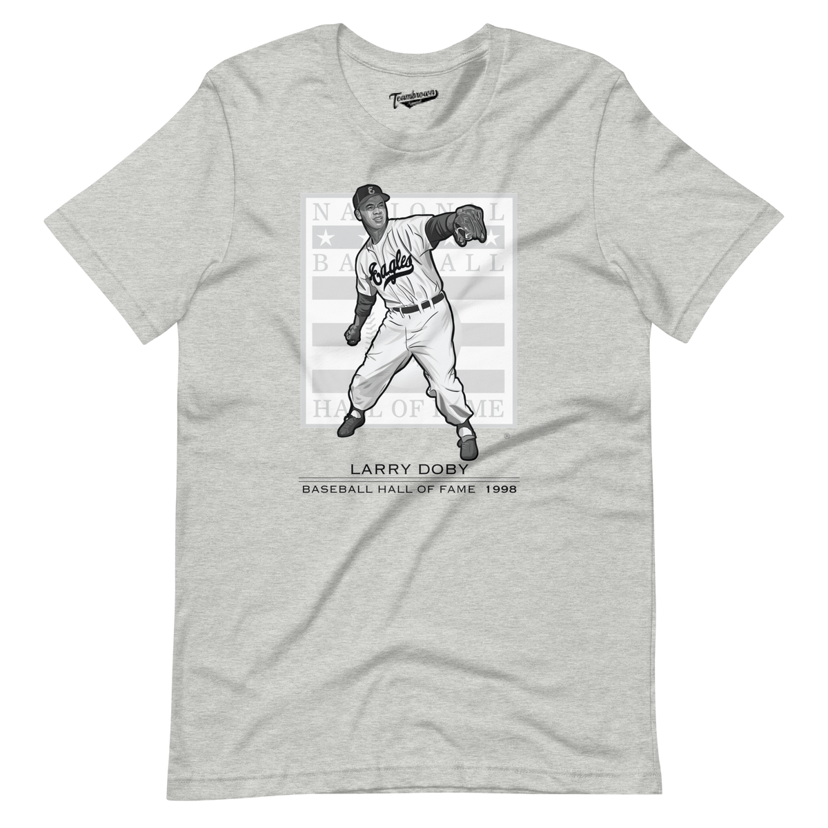 LA Dodgers MLB Team Retro Graphic Grey T-Shirt