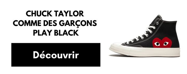 CHUCK TAYLOR ALL-STAR 70S HALLO COMME DES GARÇONS PLAY BLACK