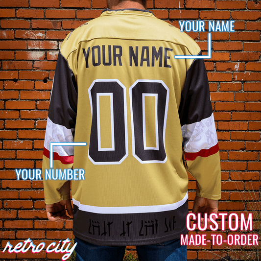 Movie Mighty Ducks Adam Banks Hawks Hockey Jersey Custom 