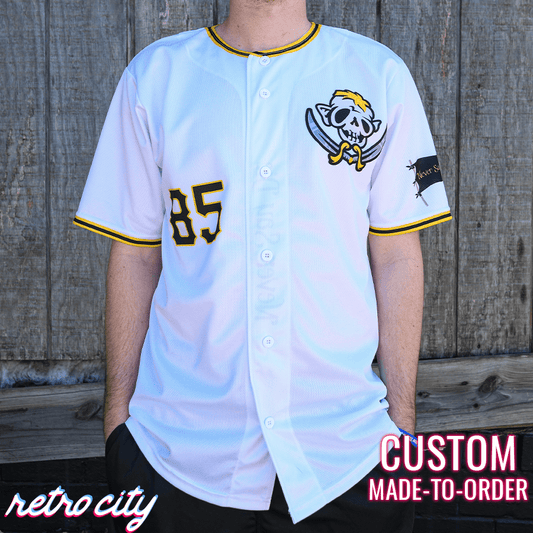 Astoria Sloth Pirates Baseball Jersey – Retro City Threads