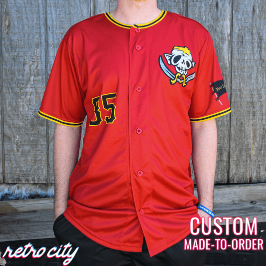 Astoria Sloth Pirates Baseball Jersey – Retro City Threads