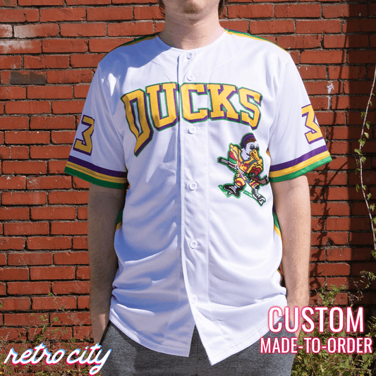 retro-city-threads Bad News Bears Custom Baseball Jersey Adult Medium