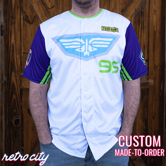 Mighty Ducks Goldberg Full-Button Baseball Jersey *IN-STOCK* – Retro City  Threads