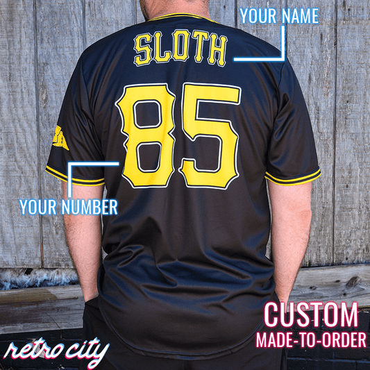 Astoria Sloth Pirates Baseball Jersey – Retro City Threads