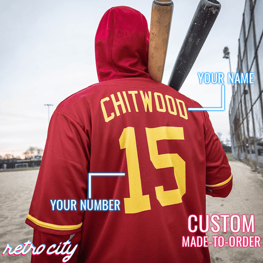 retro-city-threads *IN-STOCK* Golden Sombreros Retro League Custom Baseball Jersey (Away) Adult S