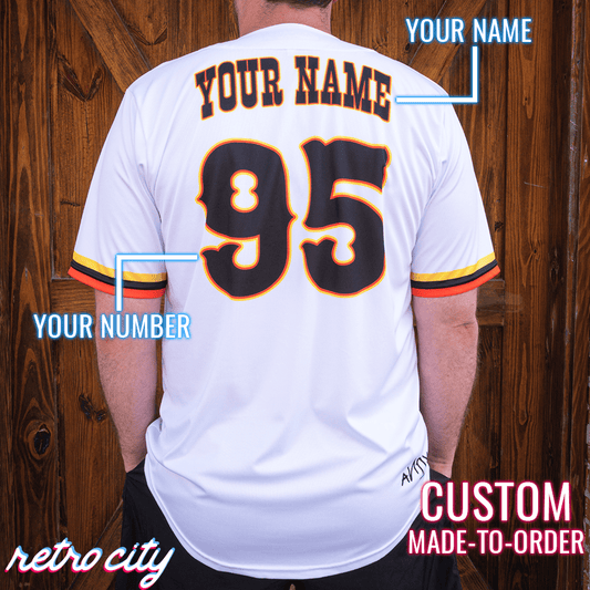 retro-city-threads The Sandlot Jersey - Benny 'The Jet' Rodriguez Custom Baseball Jersey Adult Large