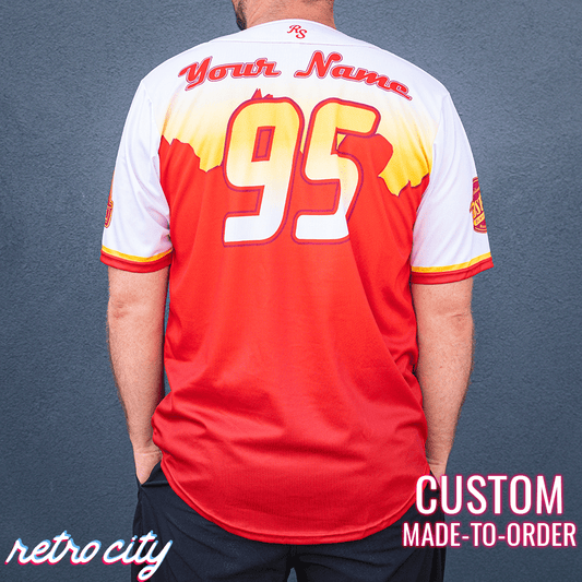 Lightning Mcqueen Red Black Horizontal Custom Name Baseball Jersey Shirt  Cute Gifts For Fans Disney And Sport Lovers - Banantees