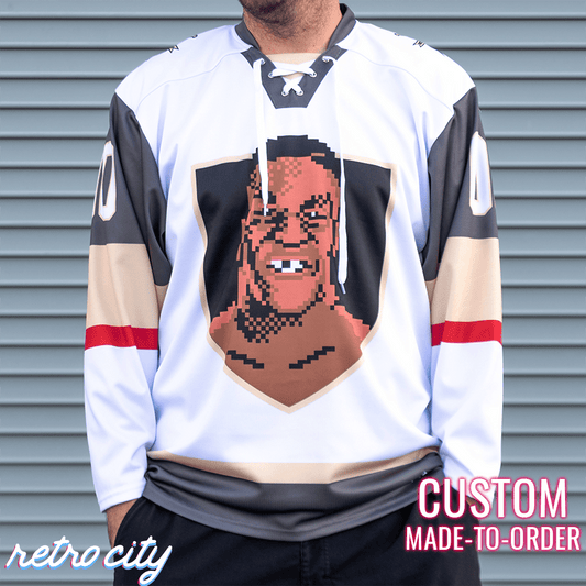 Mike Tyson Punch-Out!! Baseball Jersey- Retro City Threads Youth XS