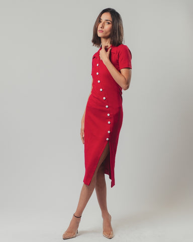 Signature Valentine Red Bodycon Dress