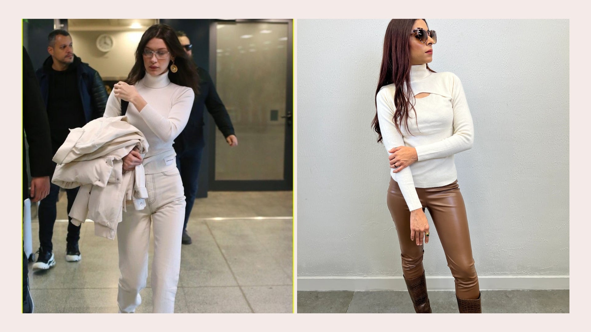 Bella Hadid: Style File  Pinstripe trousers outfit, Bella hadid outfits, Pinstripe  pants outfit