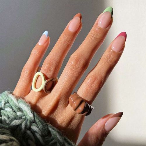 Colored French Tip