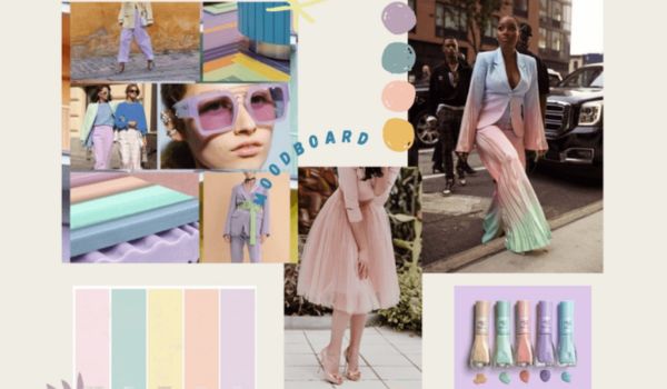 FASHION TEXTURES AND COLORS MOODBOARD BY MARIANA AZEVEDO