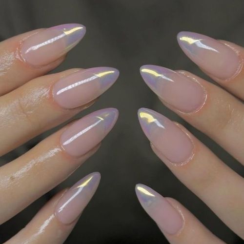 Holographic French Tip
