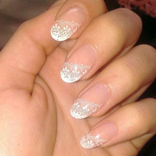 Lace-Edged French Tip