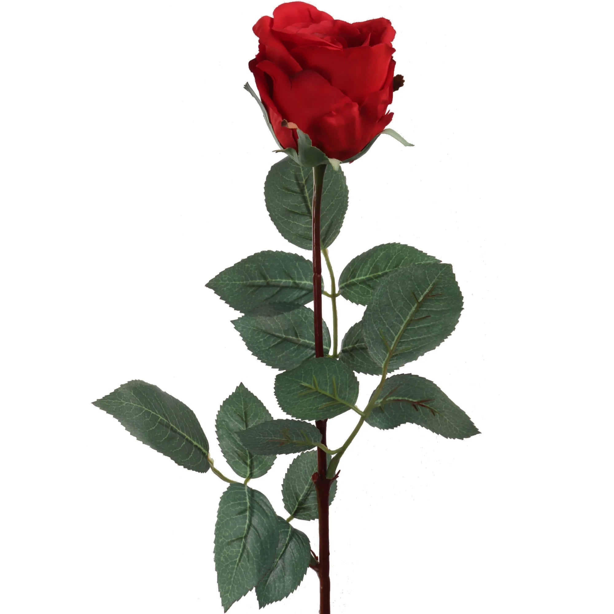 Artificial Premium Red Rose Bud-30" 2 Pieces