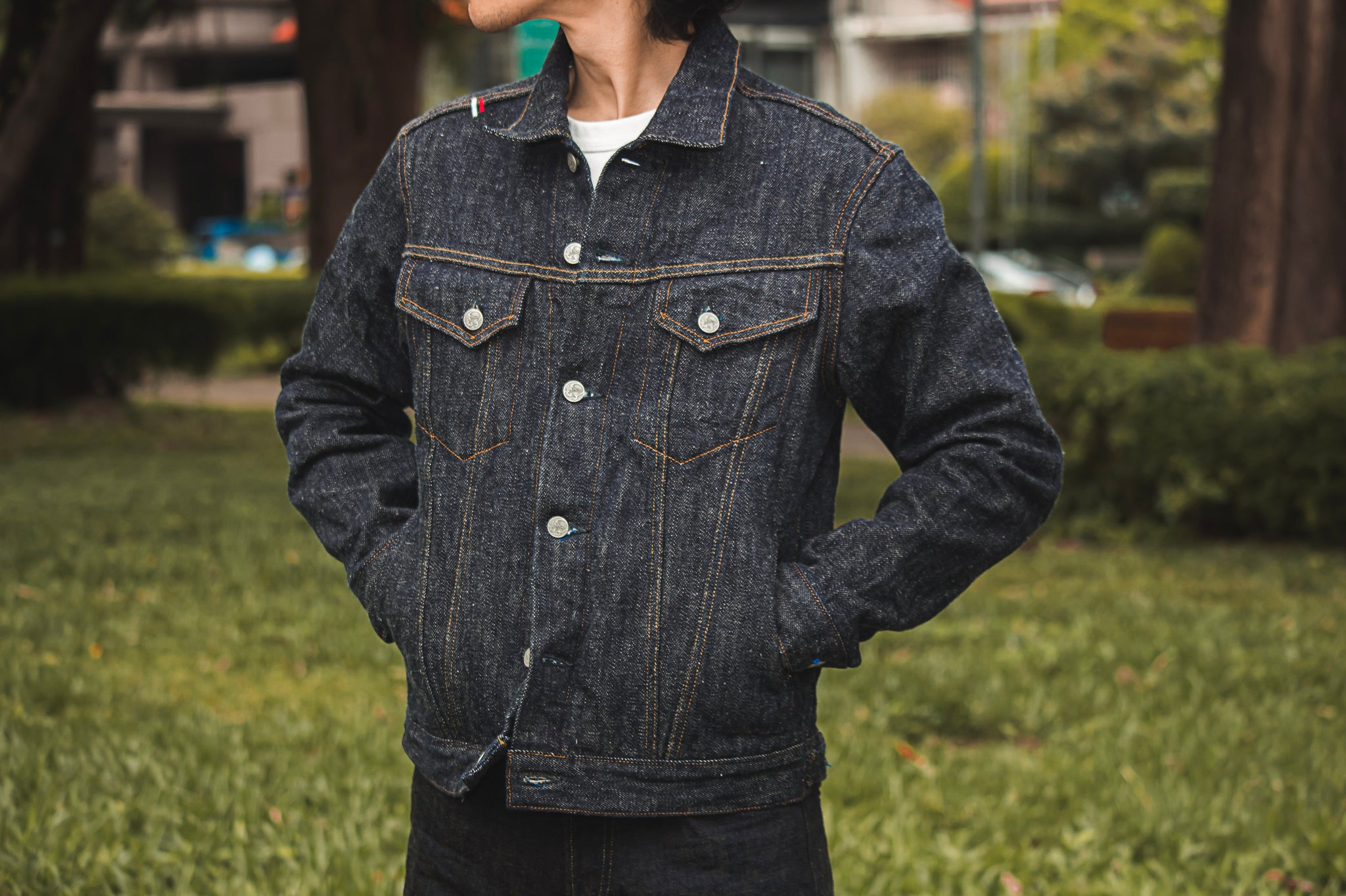 soduk wave denim jacket | angeloawards.com