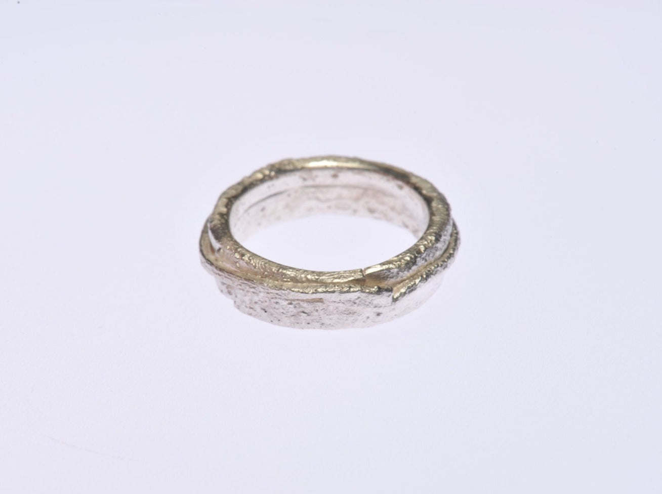 
                  
                    OOAK, fused, reticulated silver ring
                  
                