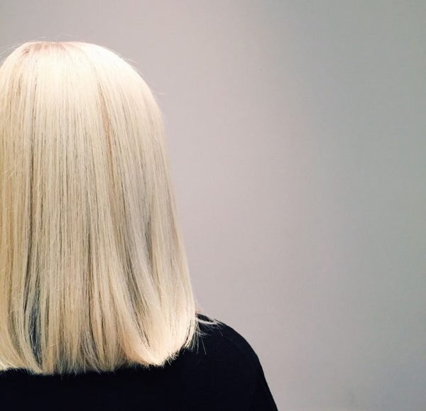 Platinum hair by Jo Hansford