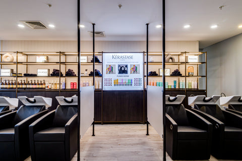 Jo Hansford Knightsbridge Salon interior