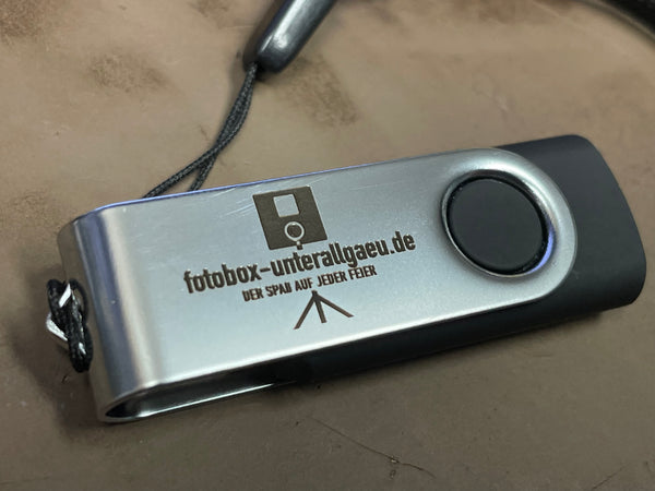 USB Stick | Lasergravur | Edelstahl | Laserstern
