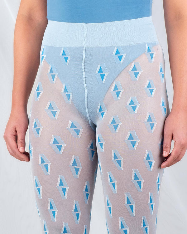 SSENSE Exclusive Blue Moon Diamant Tights