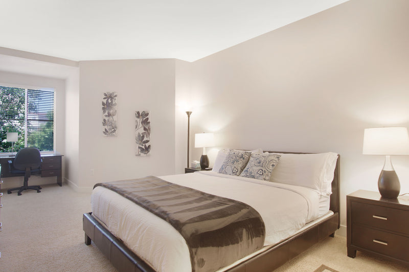 Bedroom at The Legacy Westwood furnished 3-bedroom – Corporate Housing on Wilshire Corridor 