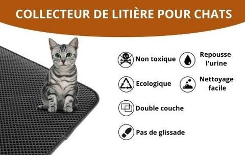 tapis litière pour chat