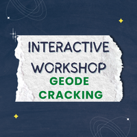Workshop - Crystal Geode Cracking - Sunday 12th June