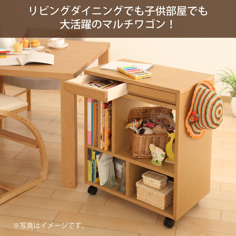 karimoku コロニアルシリーズ 木製キッチンワゴン - 収納家具