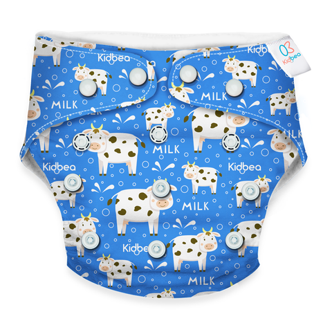 Premium Adjustable Baby Cloth Diaper For 5Kg-17Kg | 0 to 3 years | Milky Moo