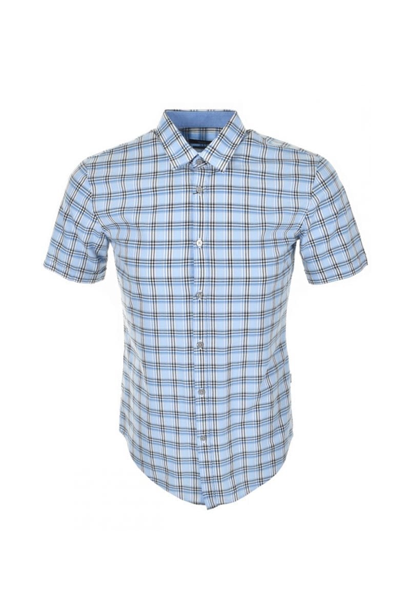 hugo boss light blue shirt