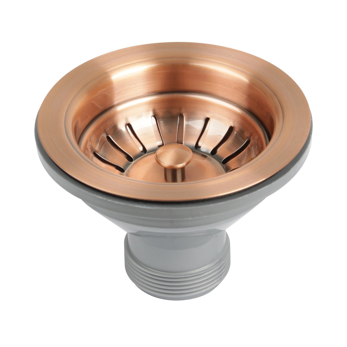 Copper Kitchen Sink Stopper Replacement for 3-1/2 Inch Standard Strain