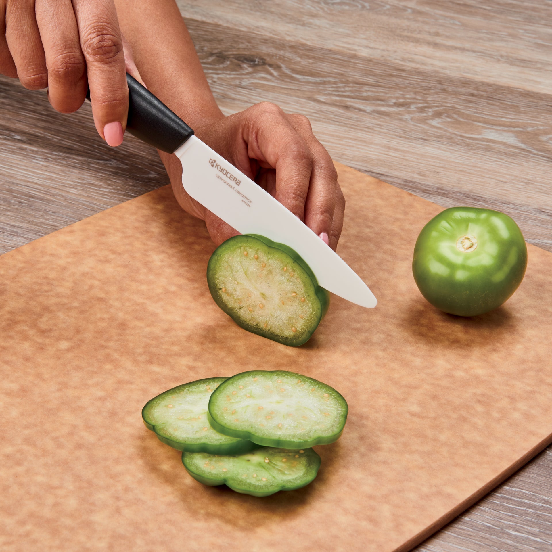 KYOCERA > A best-seller the 3 paring knife has a non-beveled, ultra-sharp  ceramic blade.