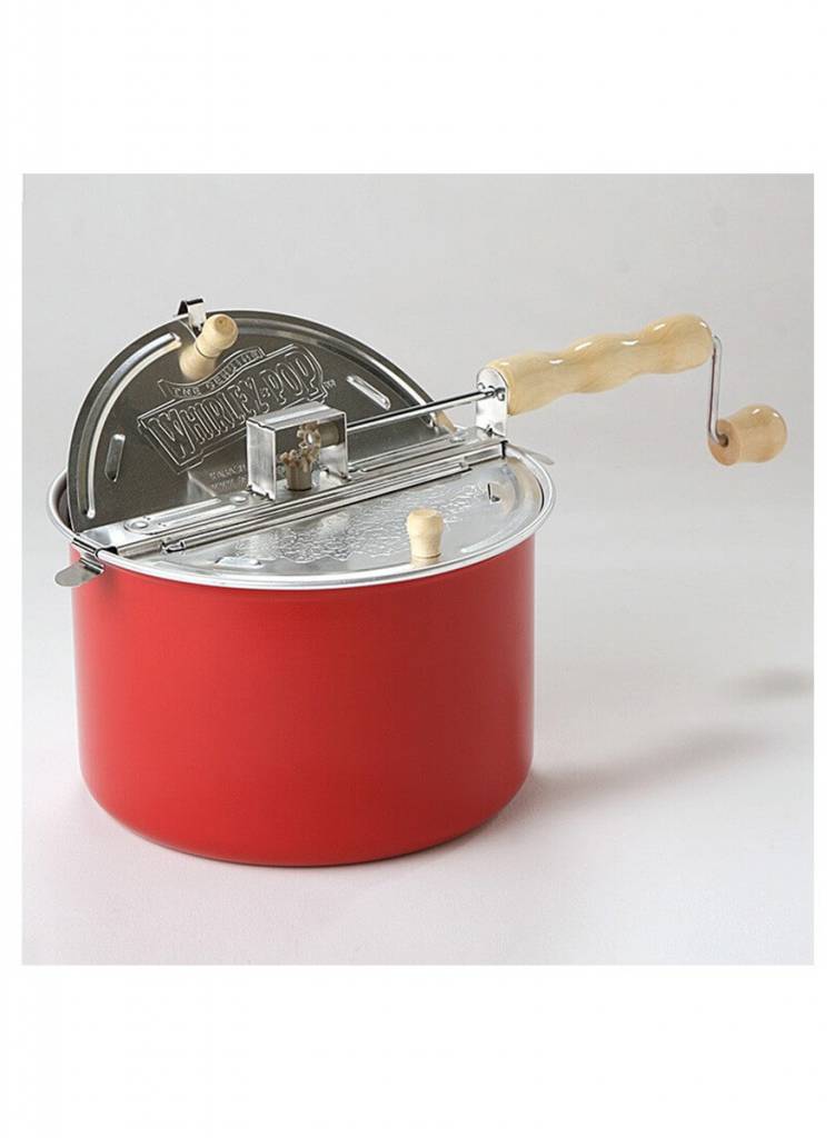 New Wabash Whirly Pop Stovetop Popcorn Popper Alum Pot, Stir Crank