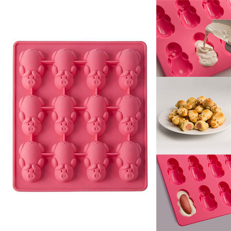 Mobi Silicone Mold: Pigs in Blankets