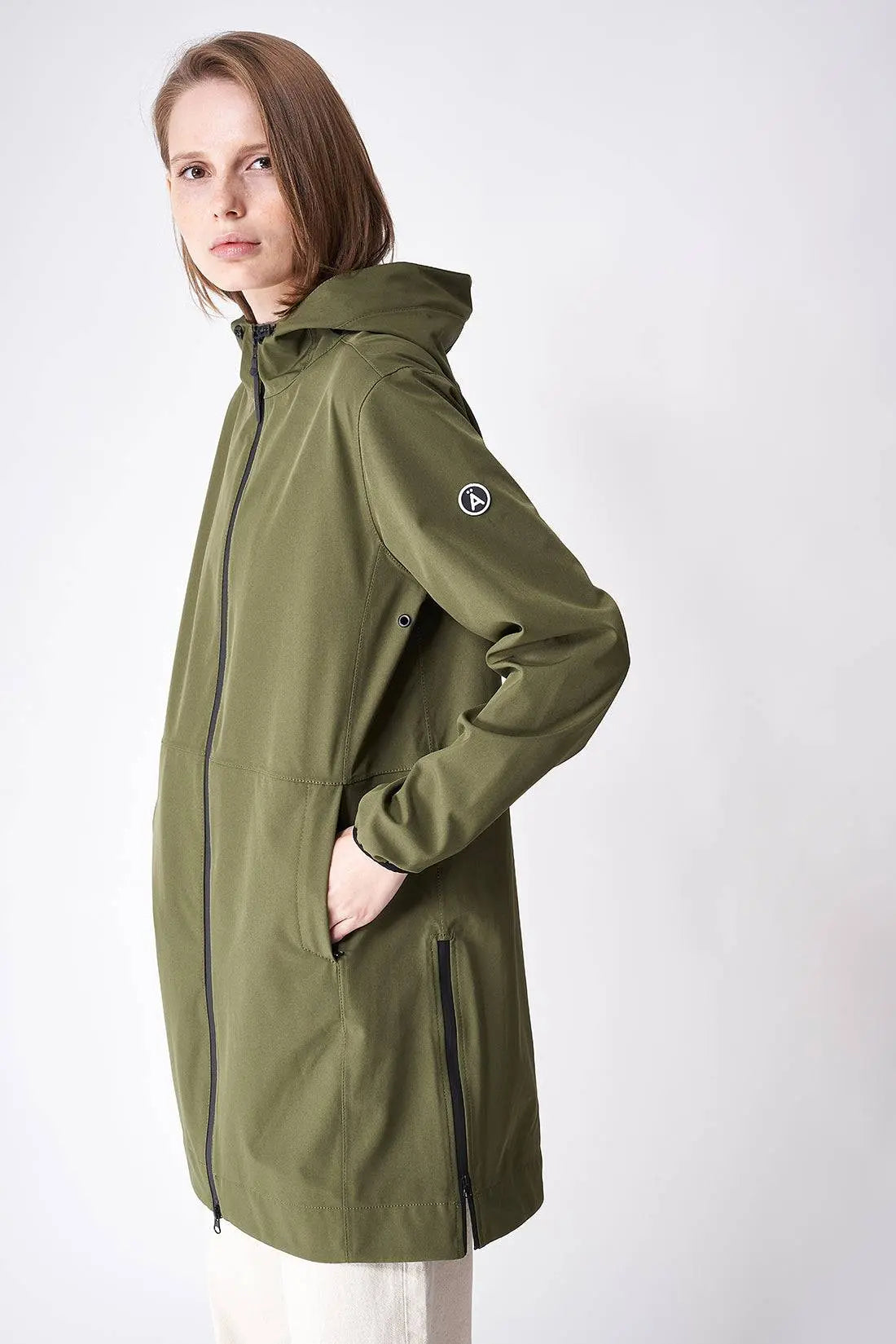 SEMA. elástico y transpirable verde de mujer Tantä – Tantä Rainwear