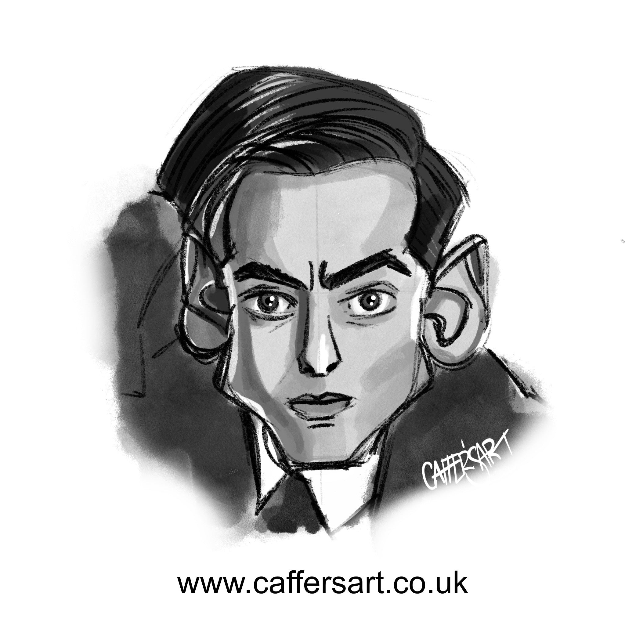 Number 5 Hargreeves Caricature