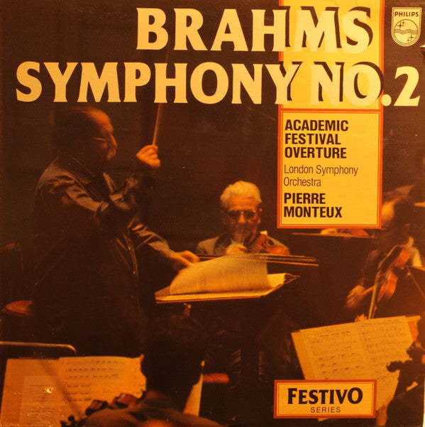 Buy Brahms*, London Symphony Orchestra*, Pierre Monteux : Symphony No. 2 /  Academic Festival Overture (LP, RE) Online for a great price