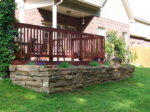 Natural sandstone planter box...the beginning of Stone Creek Decor.