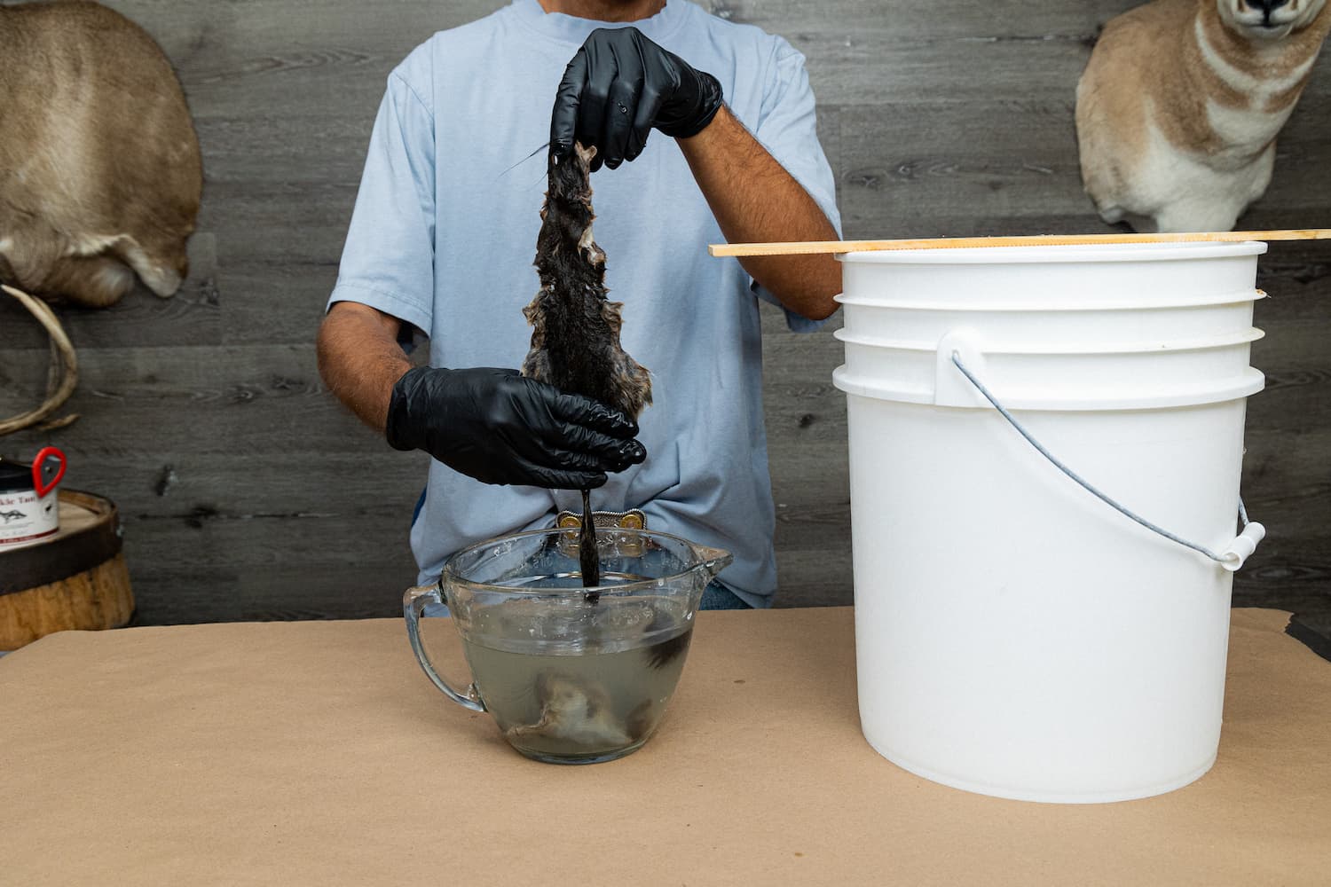 removing skin from pickle bath