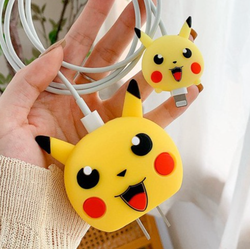 Casecart Pikachu Silicon Apple Charger Case For 18-20W – Casecart India