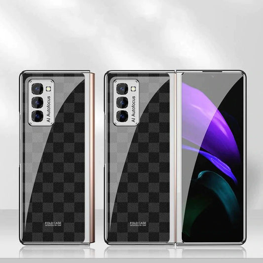 Galaxy Z Fold3 LV Pattern Glass Flip Case – Casecart India