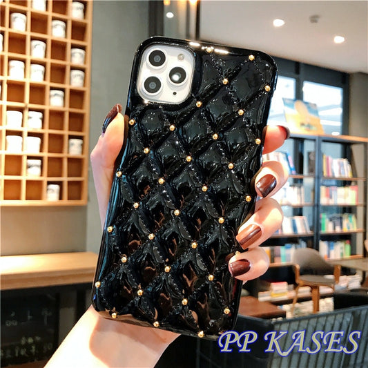 LV Printed Leather Case Cover For Iphone 13 – Casecart India