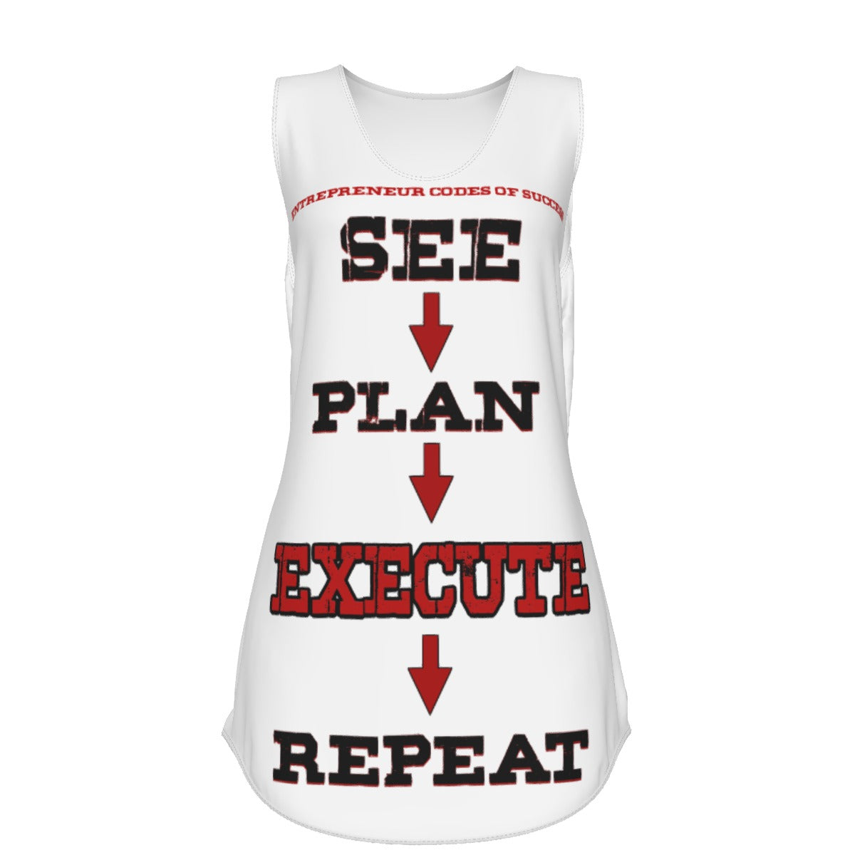 See --> Plan --> Execute --> Repeat Women's Hollow Top