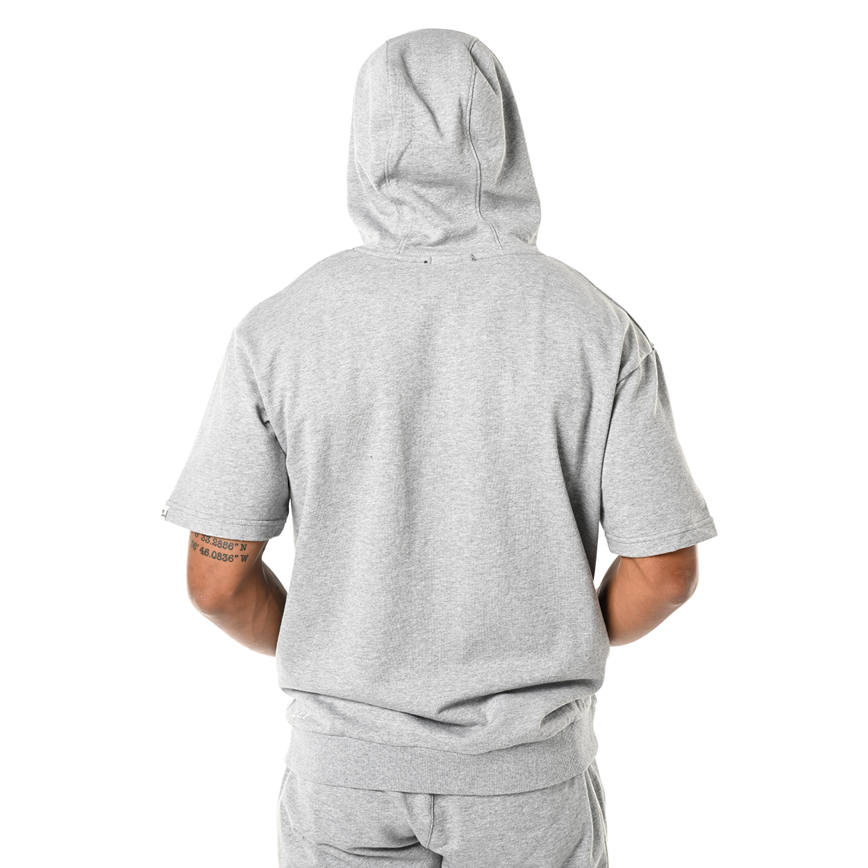 BAUER FLC SHORTSLEEVE HOODIE GREY